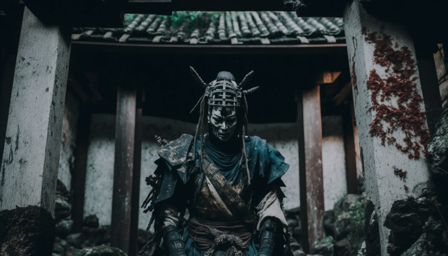 That Weird Ghost An Undead Samurai In A Ruined Japanese Temple 30815016 516b 4851 95d2 99f532ceff05